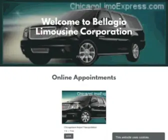 Chicagolimoexpress.com(Bellagio Limousine Corporation) Screenshot