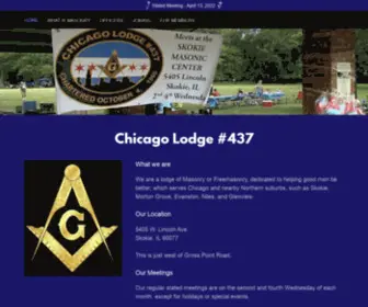 Chicagolodge.org(Chicago Lodge #437) Screenshot