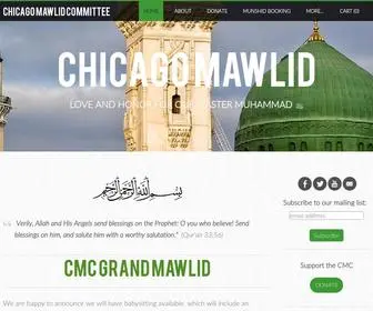 Chicagomawlid.com(Chicago Mawlid Committee) Screenshot