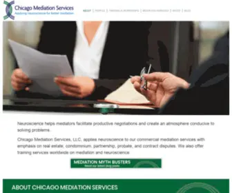 Chicagomediation.com(Applying neuroscience for better mediation) Screenshot