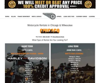 Chicagomotorcyclerentals.com(Charles and Ottawa) Screenshot