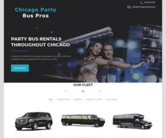 Chicagopartybus.org(Party Bus Rentals throughout Chicago) Screenshot