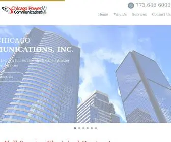 Chicagopcinc.com(Chicago Power & Communications) Screenshot