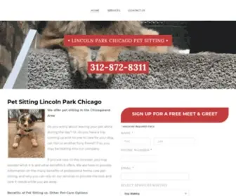 Chicagopetsitting.com(Pet Sitting Services) Screenshot