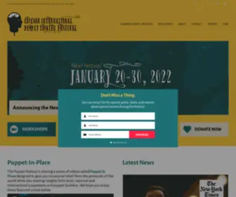 Chicagopuppetfest.org(Chicago International Puppet Theater Festival › January 14) Screenshot