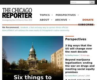 Chicagoreporter.com(Chicago Reporter) Screenshot