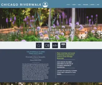 Chicagoriverwalk.us(Discover the Chicago Riverwalk) Screenshot