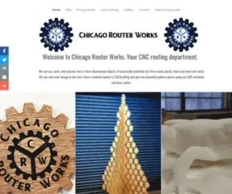 Chicagorouterworks.com(CNC Routing) Screenshot