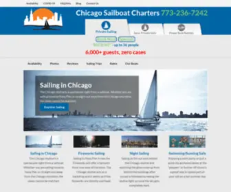 Chicagosailboatcharters.com(Chicago Sailboat Charters) Screenshot