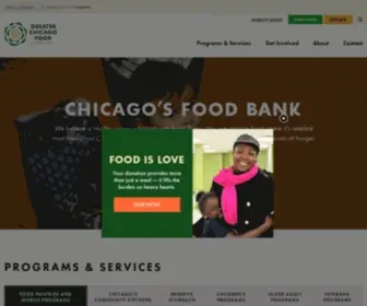 Chicagosfoodbank.org(The Greater Chicago Food Depository) Screenshot