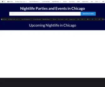 Chicagosnightlife.com(Nightlife Parties and Events in Chicago) Screenshot