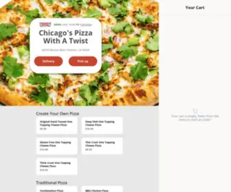 Chicagospizzafremont.com(Identify) Screenshot