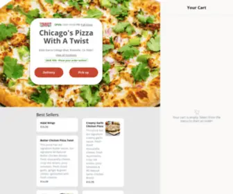 Chicagospizzaofroseville.com(Get 15% off your pizza delivery order) Screenshot