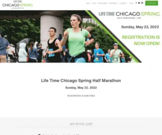 Chicagospringhalf.com(Chicago Spring Half Marathon & 10K) Screenshot