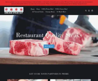 Chicagosteakguy.com(Chicago Steak Guy) Screenshot