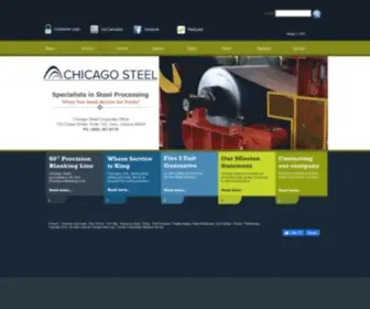 Chicagosteel.net(Chicago Steel) Screenshot