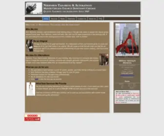 Chicagotailor.com(Nikiforos Tailoring and Alterations In Chicago Loop) Screenshot