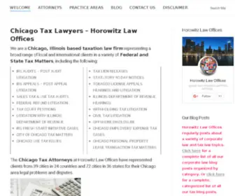 Chicagotaxlawyers.com(Chicago Tax Attorneys) Screenshot