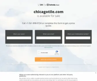 Chicagotile.com(The Leading Tiles Site on the Net) Screenshot