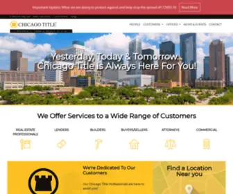 Chicagotitlehouston.com(Chicago Title) Screenshot