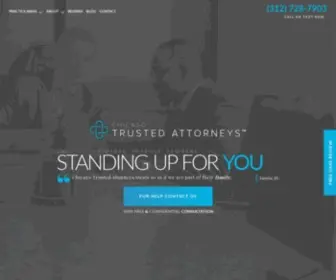 Chicagotrustedattorneys.com(Chicago Criminal Defense Lawyers) Screenshot