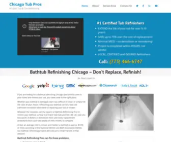 Chicagotubpros.com(Bathtub Refinishing Chicago) Screenshot