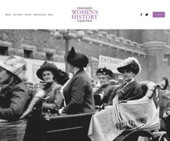 Chicagowomenshistory.org(Chicago Women's History Center) Screenshot