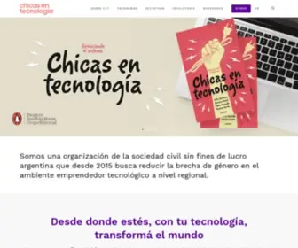 Chicasentecnologia.org(Chicas) Screenshot