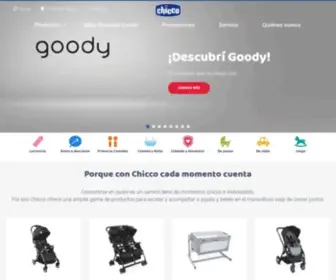 Chicco.com.ar(Sitio oficial Chicco Argentina) Screenshot