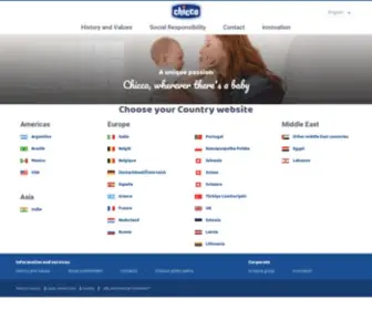 Chicco.com(English) Screenshot