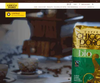 Chiccodoro.ch(Caffè Chicco d'Oro) Screenshot