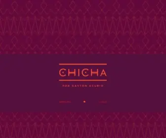 Chicha.com.pe(Chicha es comida regional) Screenshot