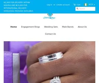 Chichisrings.com(Chichi's rings) Screenshot