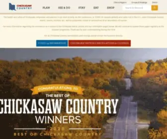 Chickasawcountry.com Screenshot