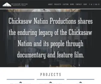 Chickasawfilms.com(Chickasaw Nation Productions) Screenshot