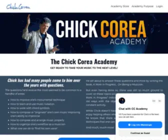 Chickcoreaacademy.com(Chick Corea Academy) Screenshot