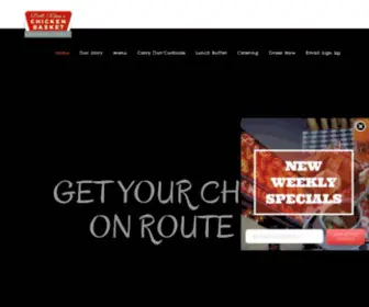 Chickenbasket.com(Dell Rhea's Chicken Basket) Screenshot