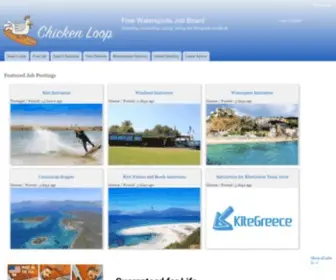 Chickenloop.com(Free Watersports Job Board) Screenshot