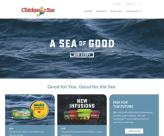 Chickenofthesea.com(Canned Seafood Products) Screenshot