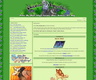 Chickensmoothie.com(Adopt free virtual pets) Screenshot