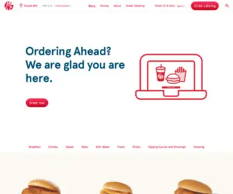 Chickfila.com(Chicken Sandwiches) Screenshot