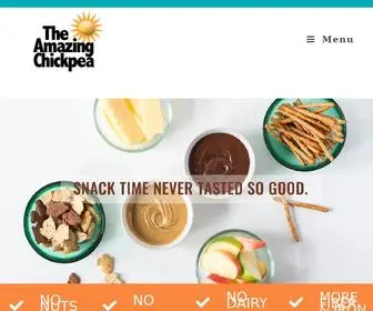 Chickpeabutterfoodservice.com(The Amazing Chickpea) Screenshot