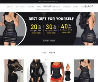 Chicladyss.com(Create an Ecommerce Website and Sell Online) Screenshot