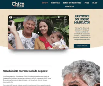 Chicoalencar.com.br(Chico Alencar) Screenshot