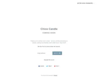 Chicocandle.com(Chico Candle) Screenshot