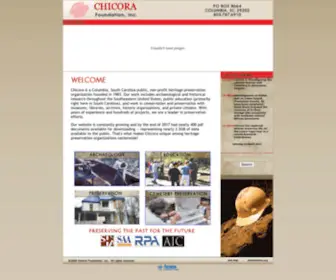 Chicora.org(Chicora Foundation) Screenshot