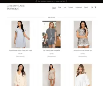 Chicorylaneboutique.com(Women's Clothing Boutique) Screenshot