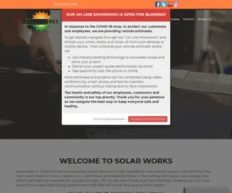 Chicosolarworks.com(Solar Works) Screenshot