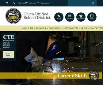 Chicousd.org(Chico Unified School District) Screenshot