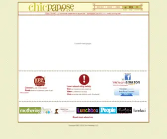 ChicPapoose.com(Chic Papoose) Screenshot